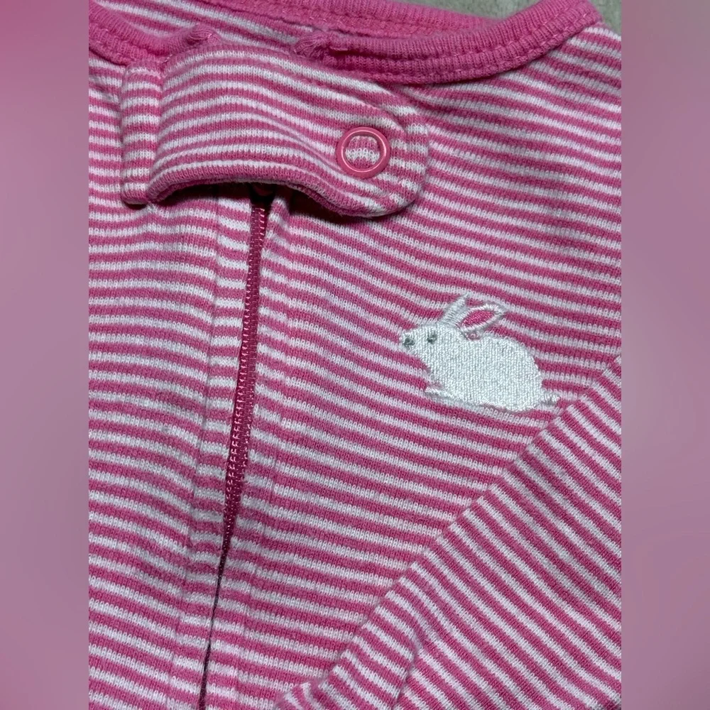 Carter's | Baby Girl Pink Striped Jumpsuit | 3M